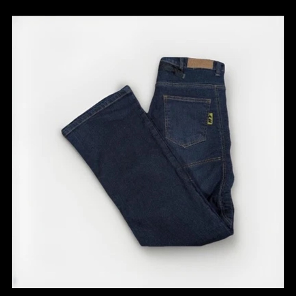 Bilt Iron Workers Jeans Womens 8 Blue Motorcycle Biker Riding Pants Heavy Duty